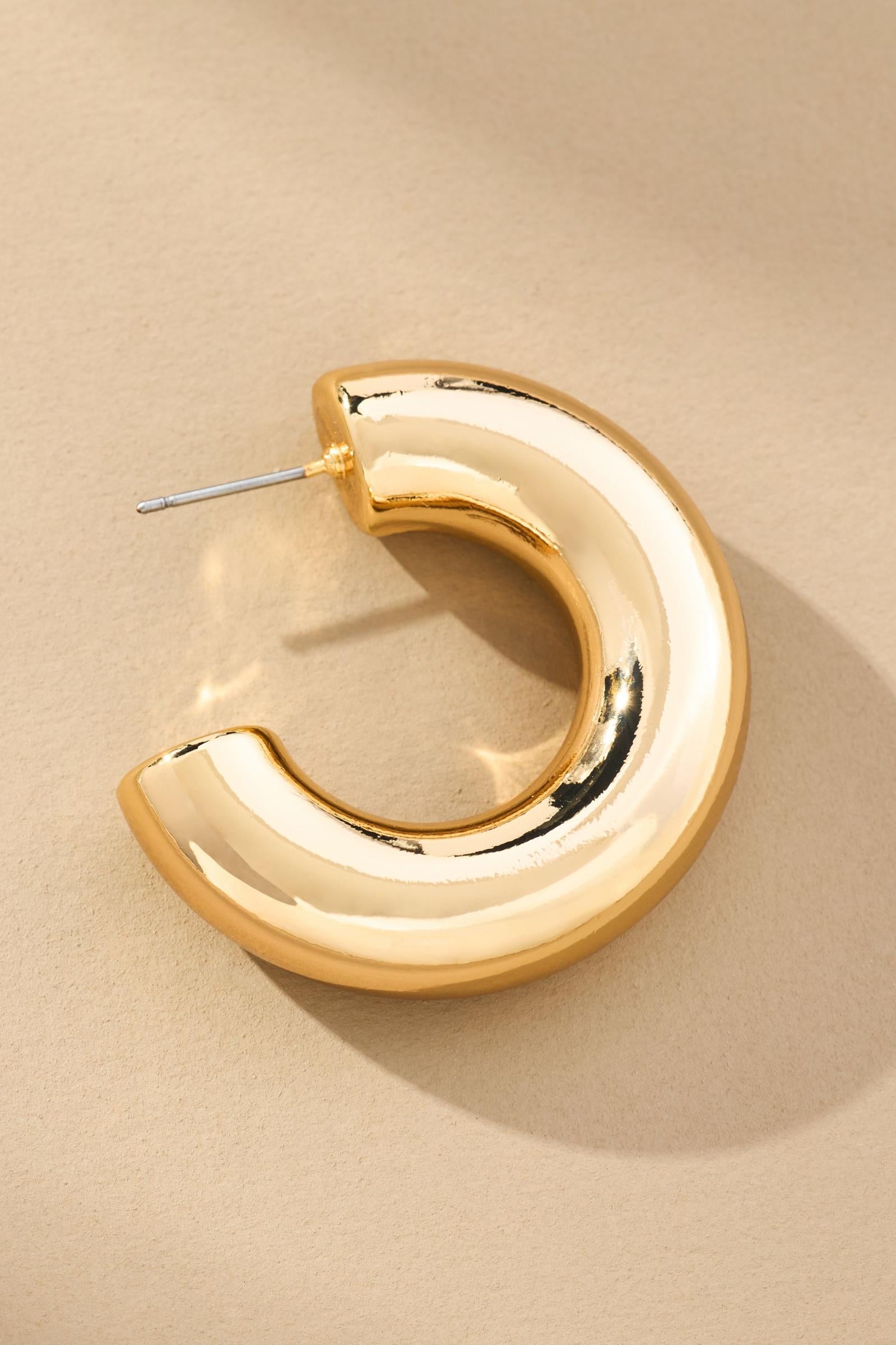 Chunky Hoop Earrings