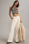 Load image into Gallery viewer, Forever That Girl Halter Linen Crop Top
