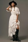 Load image into Gallery viewer, Forever That Girl Mock-Neck Lace Maxi Dress

