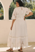 Load image into Gallery viewer, Forever That Girl Mock-Neck Lace Maxi Dress
