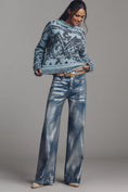 Load image into Gallery viewer, The Rylan Metallic Relaxed High-Rise Flare Jeans by Pilcro
