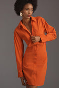Load image into Gallery viewer, Good American Poplin Mini Shirt Dress
