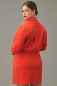 Load image into Gallery viewer, Good American Poplin Mini Shirt Dress
