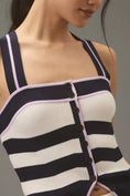 Load image into Gallery viewer, Maeve Button-Front Cross-Back Sweater Tank
