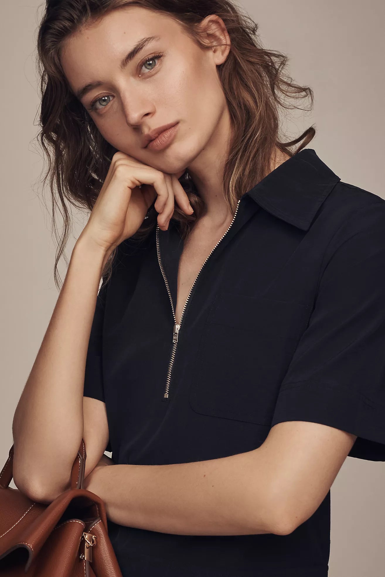 ALIGNE Yolanda Pleated Mini Dress