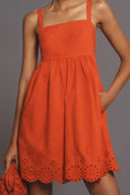 Load image into Gallery viewer, Maeve Sleeveless Eyelet Romper
