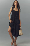 Load image into Gallery viewer, The Helena Square-Neck Smocked Tiered Midi Dress
