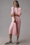 Load image into Gallery viewer, Daily Practice by Anthropologie Karigan Sweater Midi Dress: V-Back Edition
