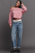 Load image into Gallery viewer, Pilcro Long-Sleeve Slouchy Off-The-Shoulder Top
