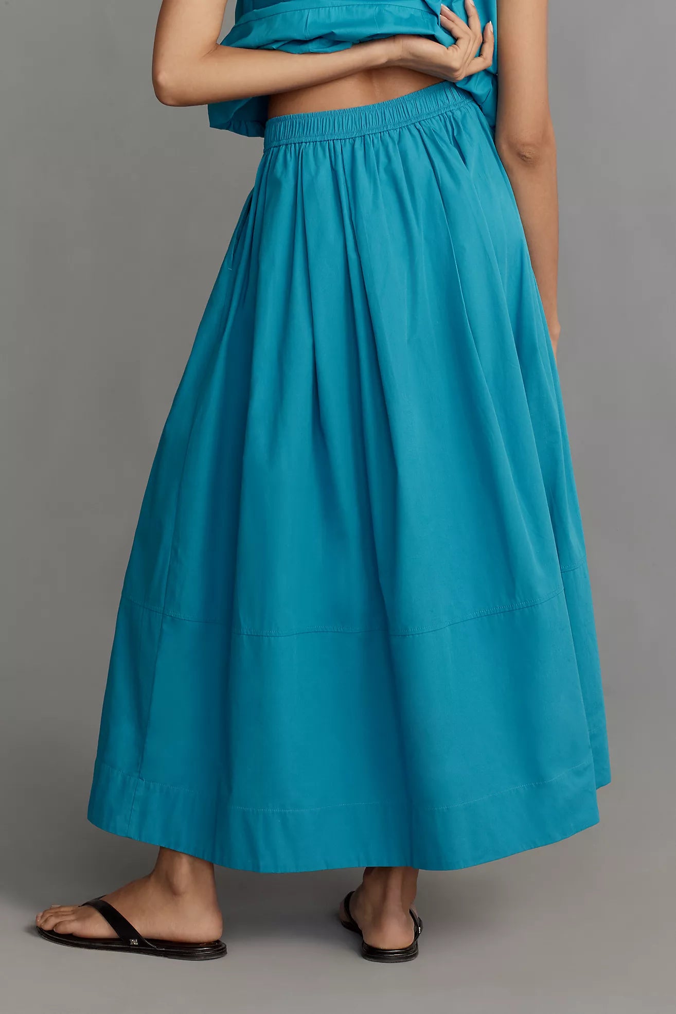 Maeve Poplin Maxi Skirt
