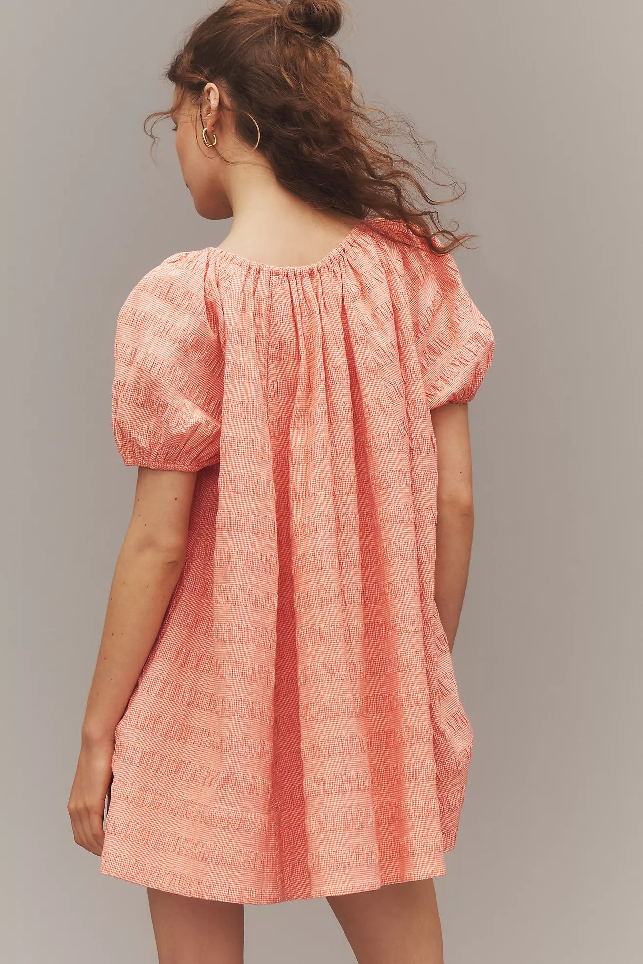 Maeve Scoop-Neck Mini Swing Dress