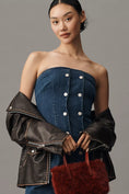 Load image into Gallery viewer, Mare Mare Strapless Buttondown Denim Dress
