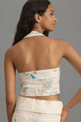 Load image into Gallery viewer, Pilcro Halter Buckle Wrap Top
