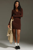Load image into Gallery viewer, Pilcro Quarter-Zip Sweater Dress
