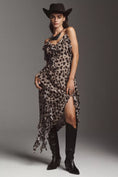 Load image into Gallery viewer, Sarah Hann Ruffled Midi Dress
