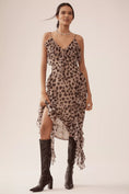 Load image into Gallery viewer, Sarah Hann Ruffled Midi Dress
