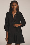 Load image into Gallery viewer, The Bettina Tiered Shirt Dress by Maeve: Mini Corduroy Edition
