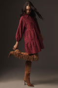 Load image into Gallery viewer, The Bettina Tiered Shirt Dress by Maeve: Mini Corduroy Edition
