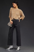 Load image into Gallery viewer, The Colette Cropped Wide-Leg Jeans by Maeve: Sparkle Denim Edition
