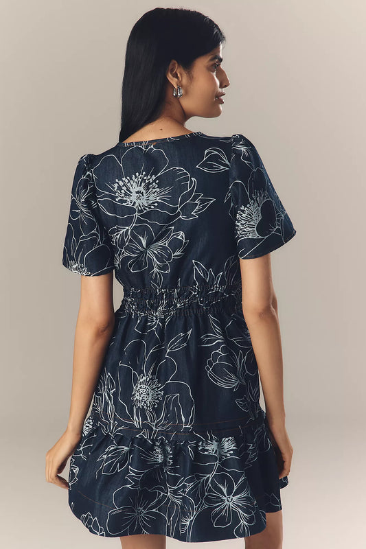 The Somerset Denim Mini Dress