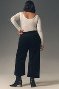Load image into Gallery viewer, The Colette Cropped Wide-Leg Pants by Maeve: Velvet Edition
