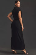 Load image into Gallery viewer, The Maya Ruched Cowl-Neck Dress
