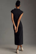 Load image into Gallery viewer, The Maya Ruched Cowl-Neck Dress
