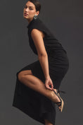 Load image into Gallery viewer, The Maya Ruched Cowl-Neck Dress
