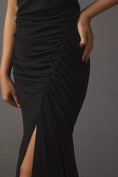 Load image into Gallery viewer, The Maya Ruched Cowl-Neck Dress
