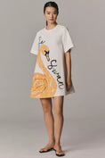 Load image into Gallery viewer, The Emmy Short-Sleeve Swing Mini Dress by Maeve: Graphic Edition
