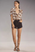 Load image into Gallery viewer, The Keira Collared Button-Front Blouse by Pilcro: Plaid Edition
