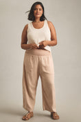 Load image into Gallery viewer, The Reese Smocked Pull-On Barrel Pants

