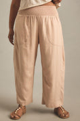 Load image into Gallery viewer, The Reese Smocked Pull-On Barrel Pants
