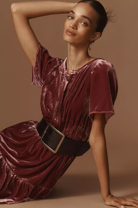 The Somerset Mini Dress: Velvet Edition