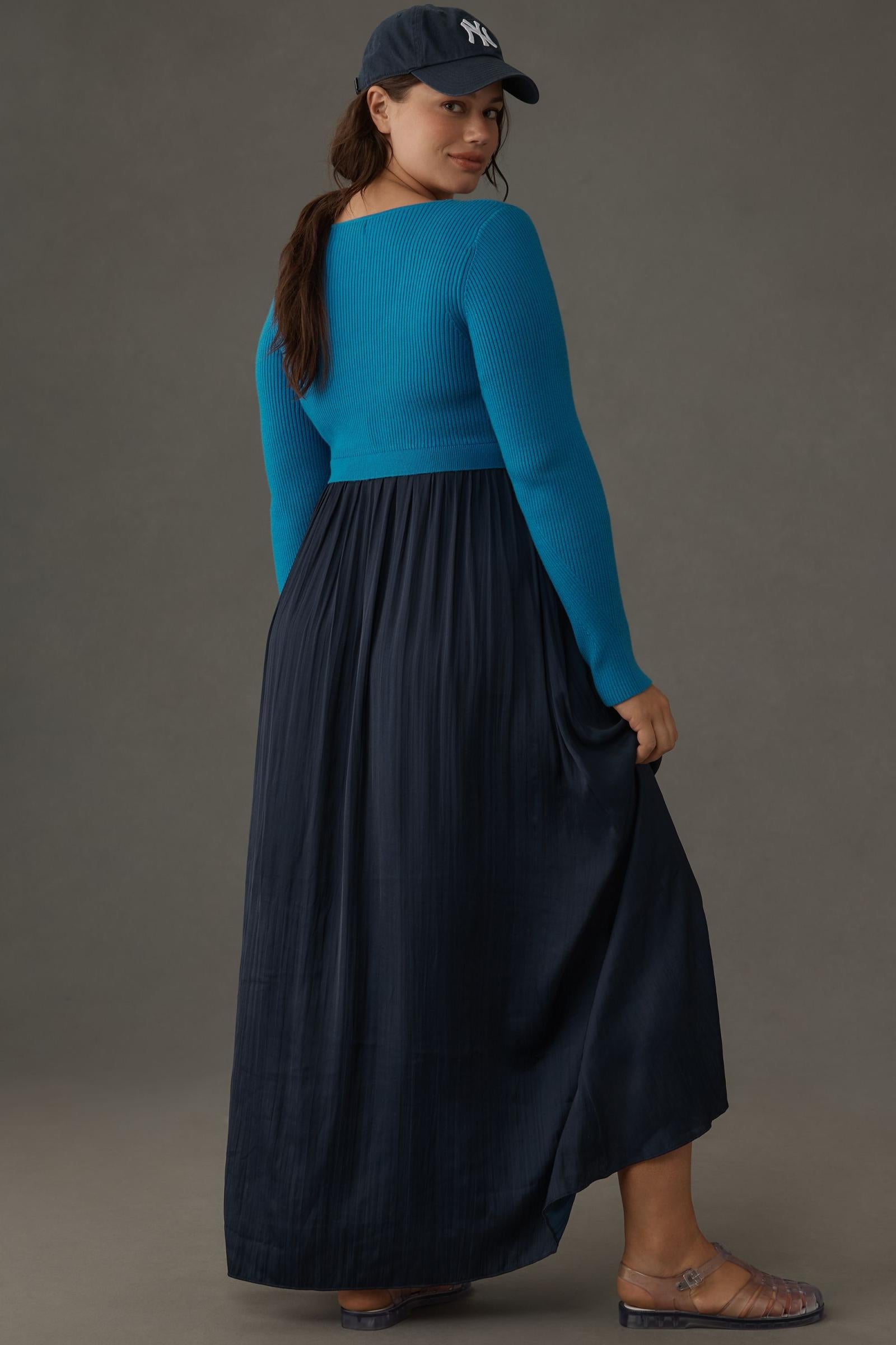 The Thea Twofer Sweater Dress: Scoop-Neck Edition