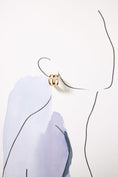 Load image into Gallery viewer, Triplet Huggie Hoop Earrings
