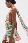 Load image into Gallery viewer, Bardot Mave Halter-Neck Ruched Mini Dress
