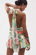 Load image into Gallery viewer, Bardot Mave Halter-Neck Ruched Mini Dress
