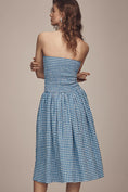 Load image into Gallery viewer, Maeve Strapless Smocked Midi Dress
