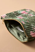 Load image into Gallery viewer, Quilted Velvet Flat Pouch
