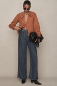 Load image into Gallery viewer, The Keira Collared Button-Front Blouse by Pilcro: Long-Sleeve Edition

