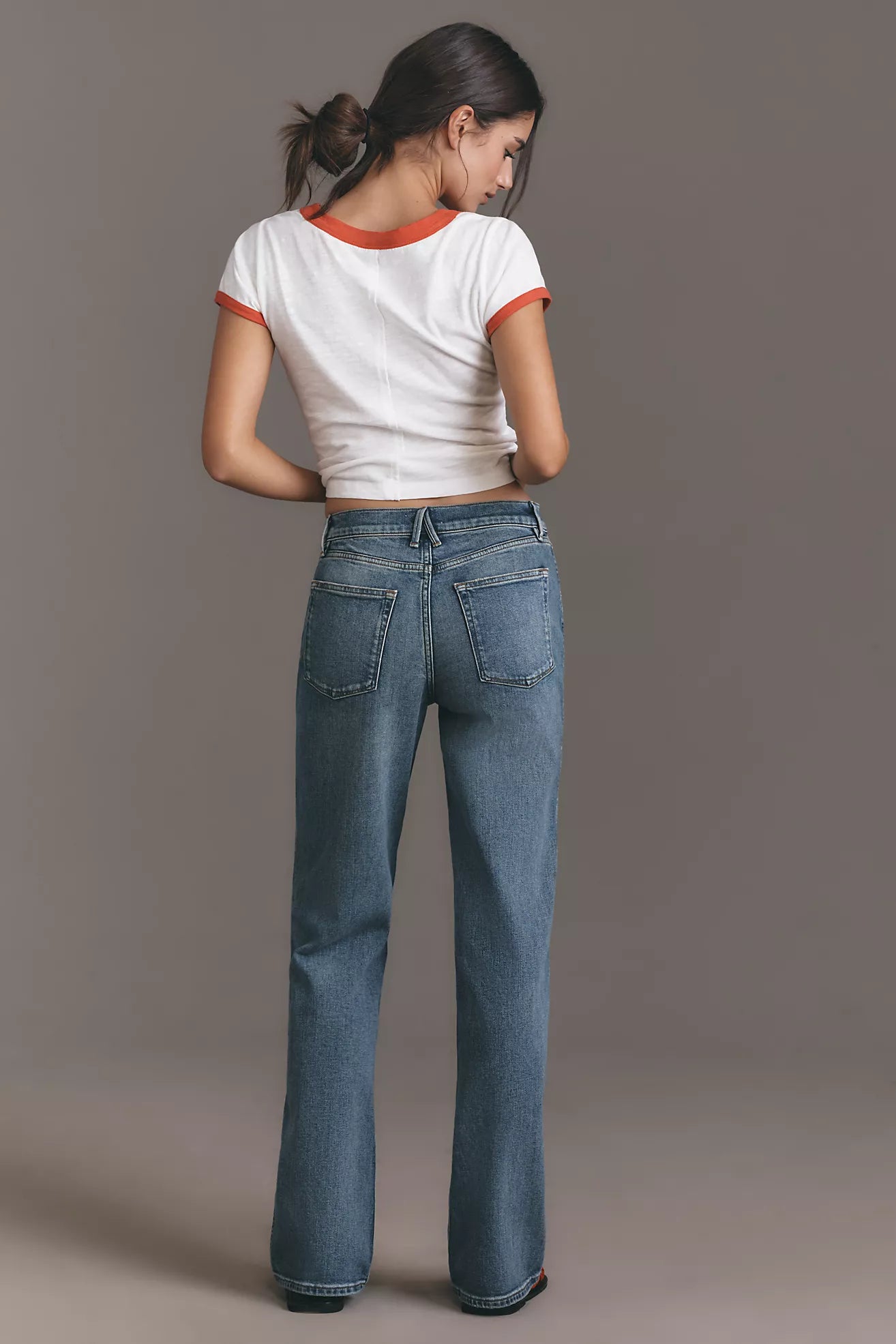 Good American Good Cowboy High-Rise Bootcut Jeans
