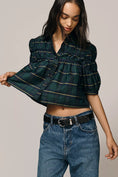 Load image into Gallery viewer, The Leandra Taffeta Shirred Yoke Blouse by Maeve
