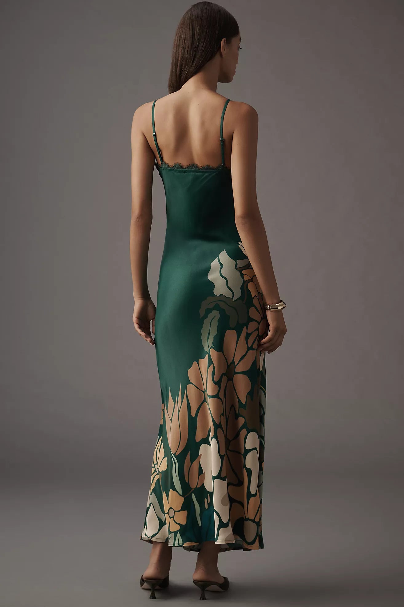 Bl-nk Eustella Bare V-Neck Maxi Dress