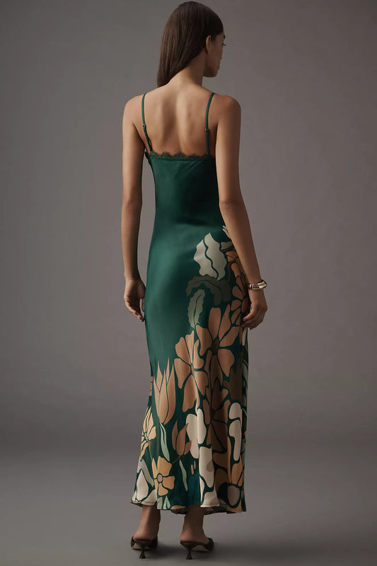 Bl-nk Eustella Bare V-Neck Maxi Dress