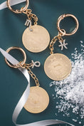 Load image into Gallery viewer, Zodiac Pressed Coin Bag Charm
