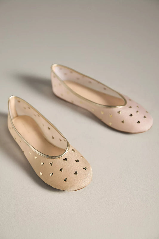 By Anthropologie Glitz Mesh Flats