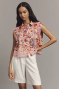 Load image into Gallery viewer, Pilcro Boxy Lace Buttondown Shirt
