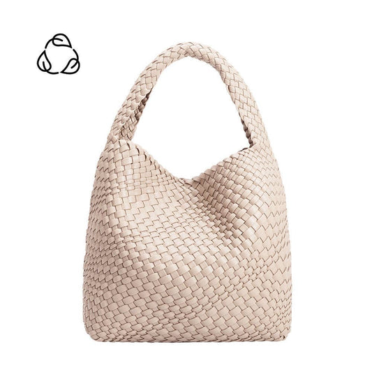 Johanna Ivory Recycled Vegan Shoulder Bag