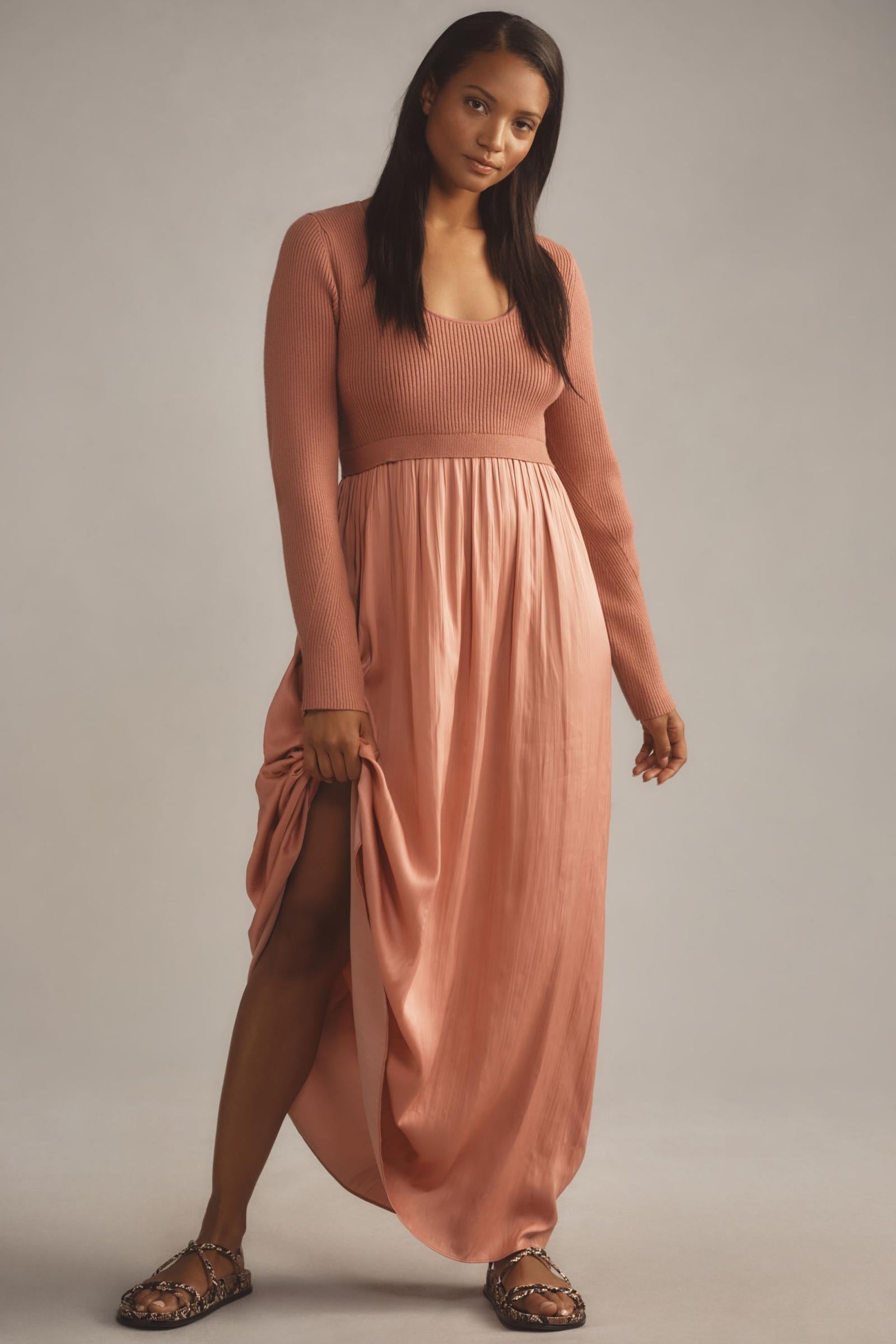 The Thea Twofer Sweater Dress: Scoop-Neck Edition